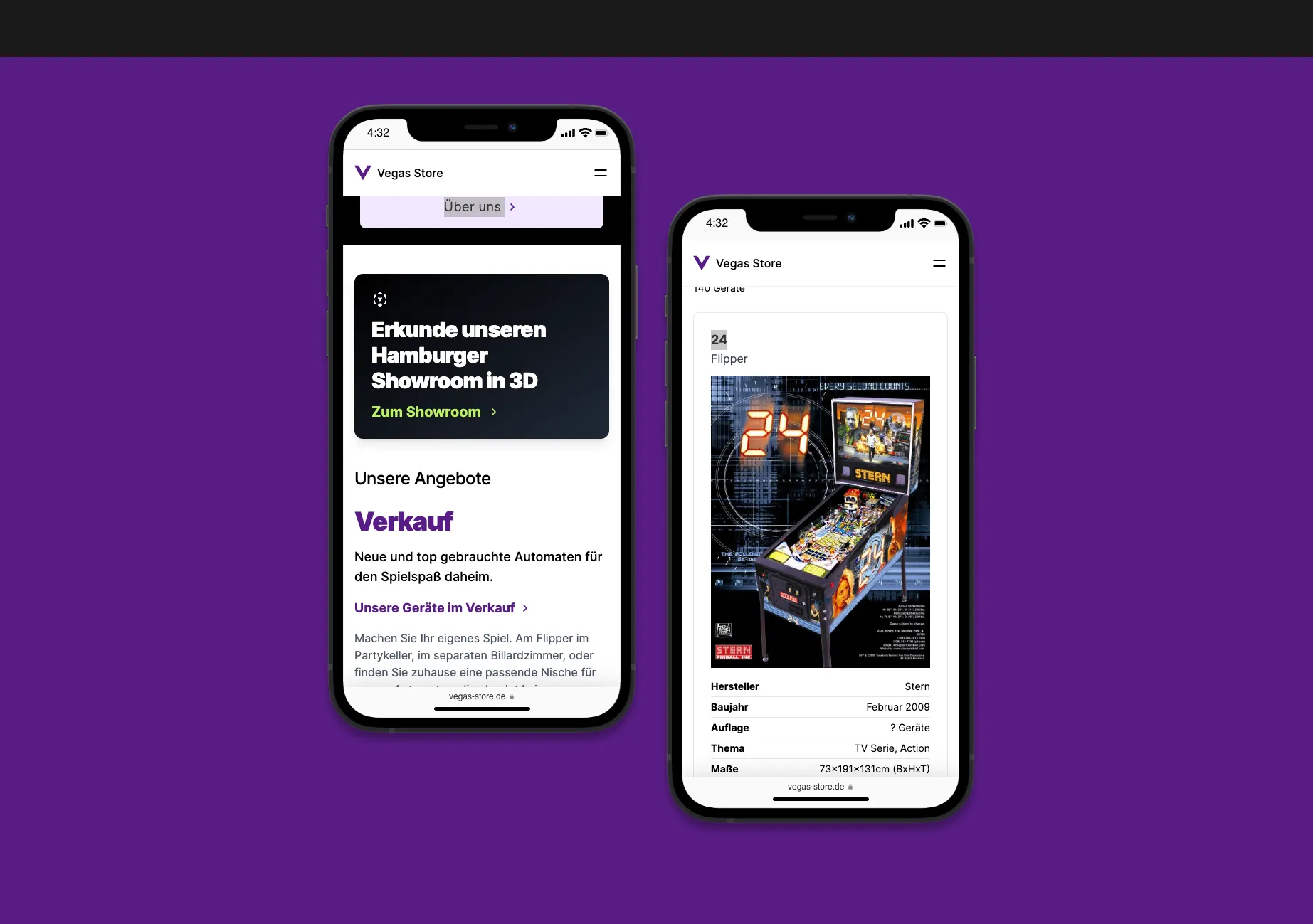 Different mobile views